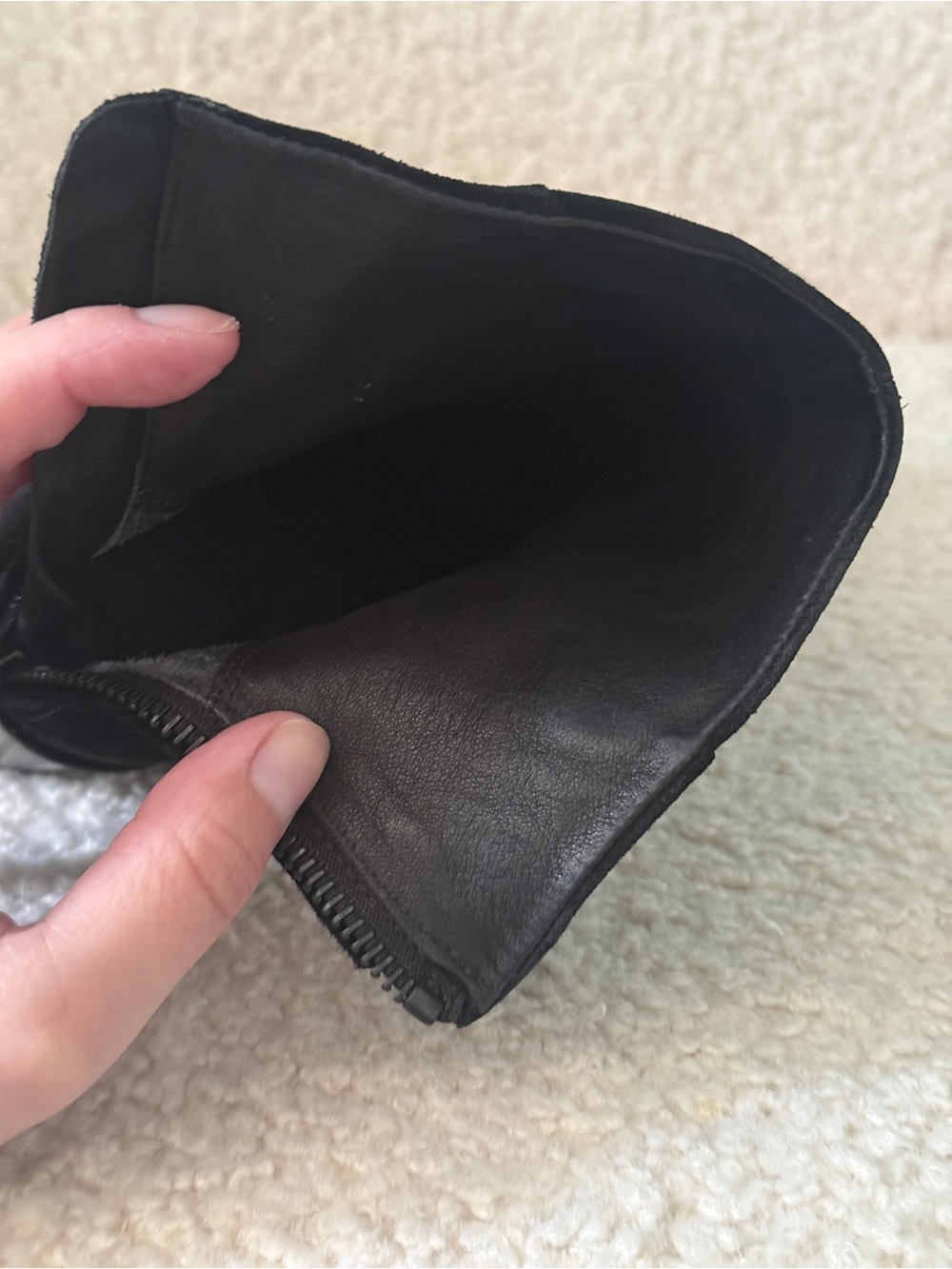 Rag & Bone Black Suede Leather Ankle Booties - Picture 8 of 10